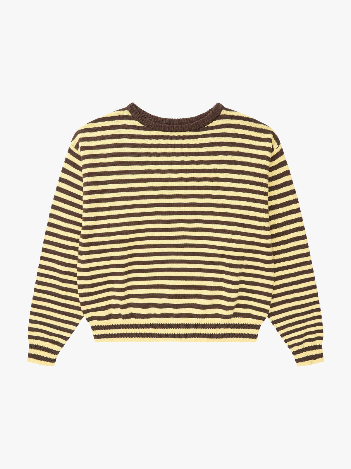 "I Can't Believe it's Not Vintage" Crewneck - Golden Stripe