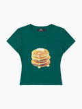 Midnight Breakfast Collector Fitted Tee - Deep Green